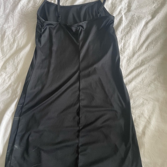 Black Spegetti Strap Mini Dress - Picture 2 of 2